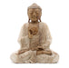 Buddha Statue Whitewash - 30cm Teaching Transmission
