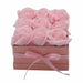 Soap Flower Gift Bouquet - 9 Pink Roses - Square