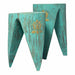 Interlocking Table/Stool set of 2 - Lrg Turquoise