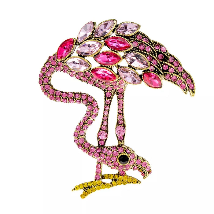 Flamingo Brooch