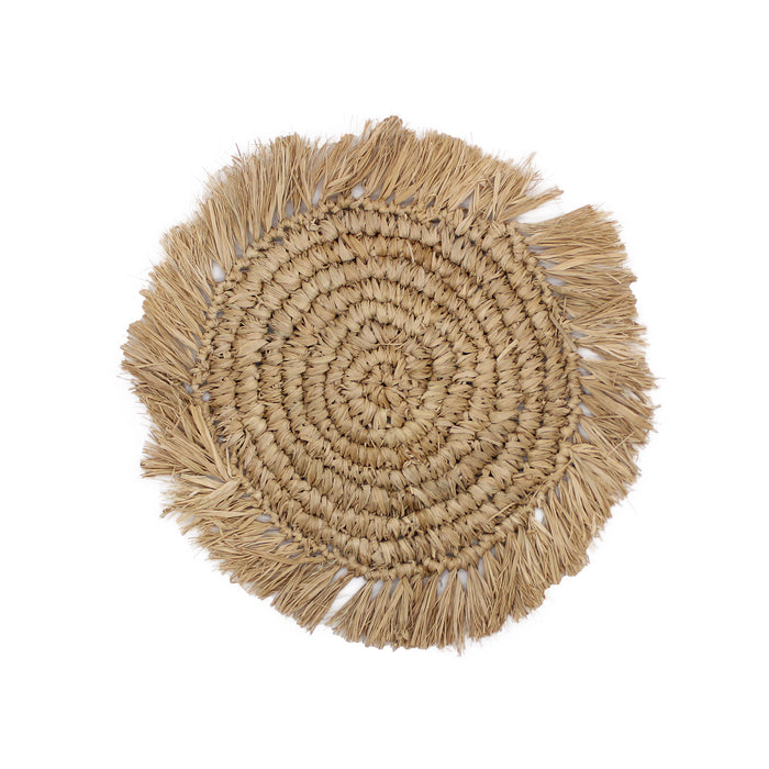 Set of Six Seagrass & Rattan Wall Art - Boho Queen Collection