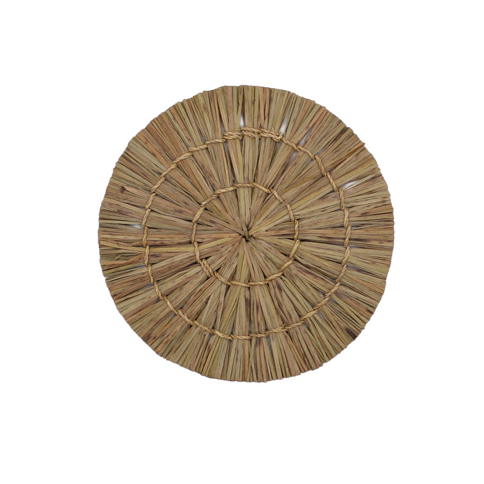 Set of Six Seagrass & Rattan Wall Art - Boho Queen Collection