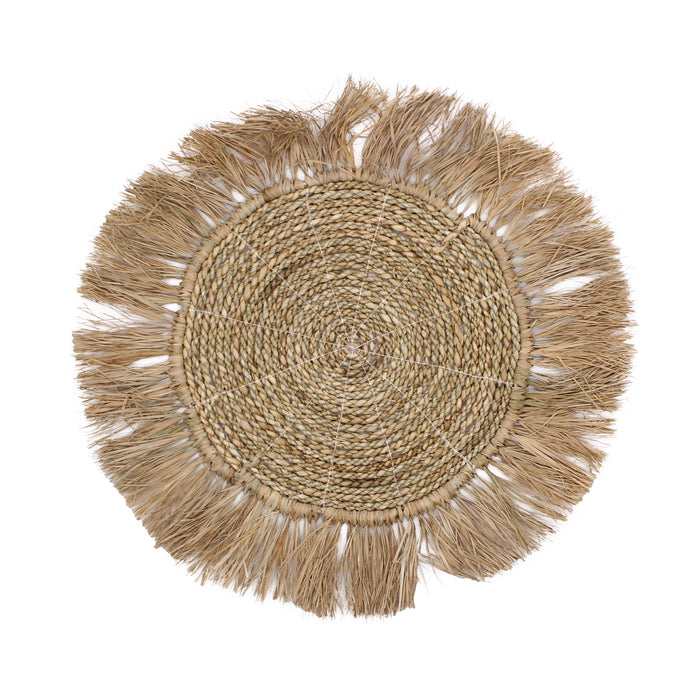Set of Six Seagrass & Rattan Wall Art - Natural Art Collection