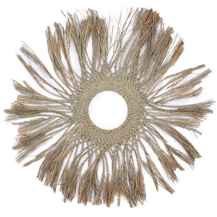 Set of Six Seagrass & Rattan Wall Art - Natural Art Collection