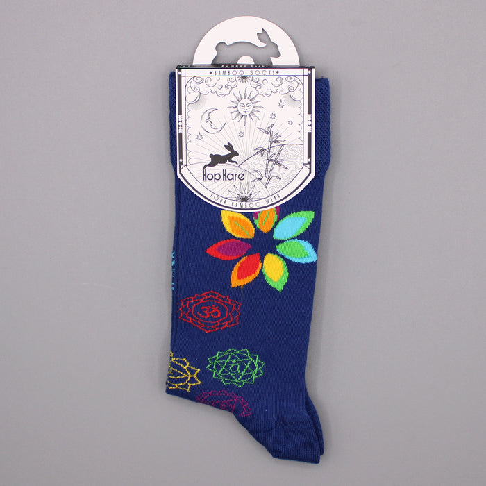 Rainbow Chakra Bamboo Socks