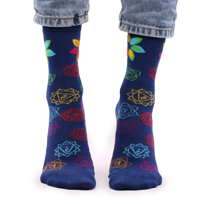 Rainbow Chakra Bamboo Socks