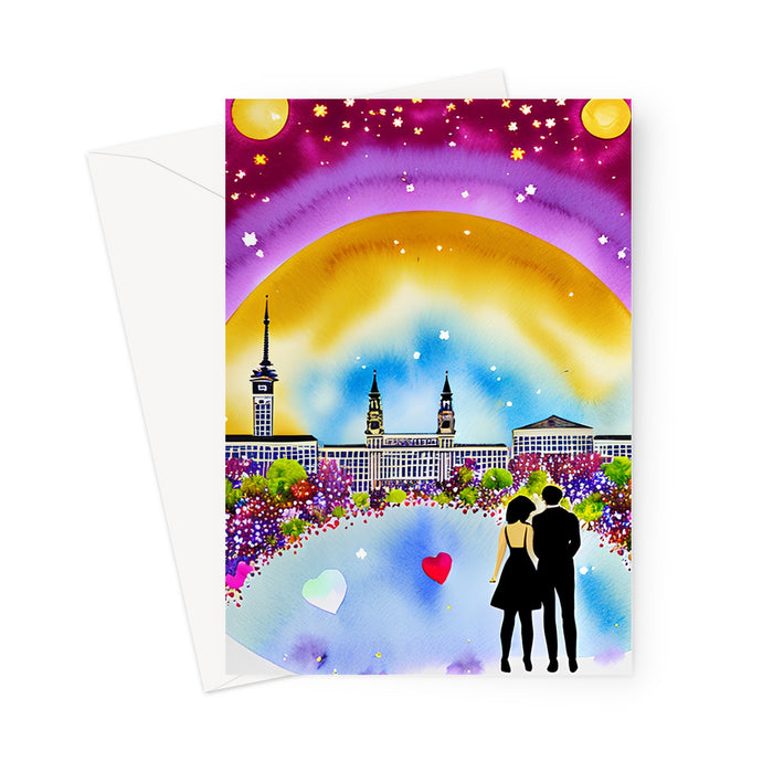 Germany Berlin - Love Card - Blank Greeting Card