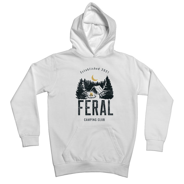 Feral Camping Kids Hoodie