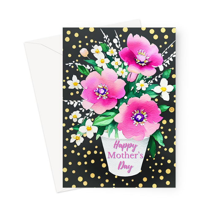 Flower Pot - Happy Mother's Day Greeting Card