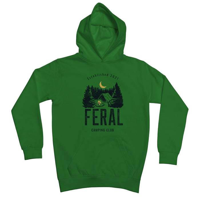 Feral Camping Kids Hoodie