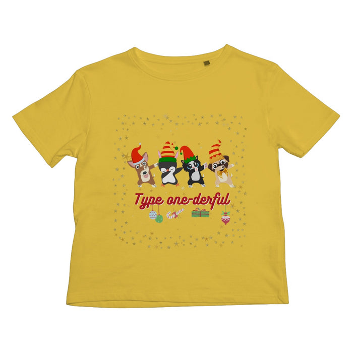 Type One-Derful - Diabetes Christmas Dab Kids T-Shirt