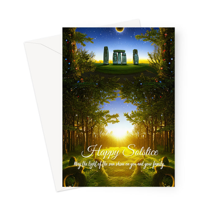 Stonehenge Winter Solstice Greeting Card