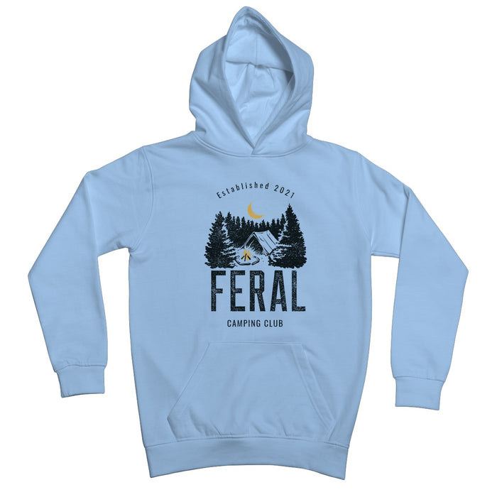 Feral Camping Kids Hoodie