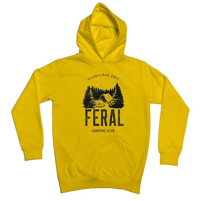 Feral Camping Kids Hoodie