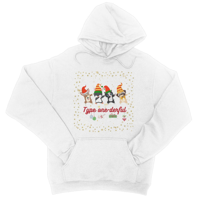 Type One-Derful Diabetes - Christmas Dab College Hoodie