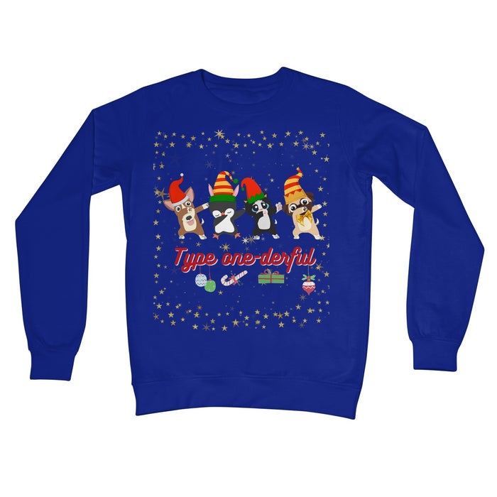 Type One-Derful - Christmas Dab Crew Neck Sweatshirt