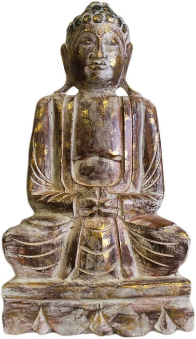 Carved Wooden - Buddha Statue - 50cm