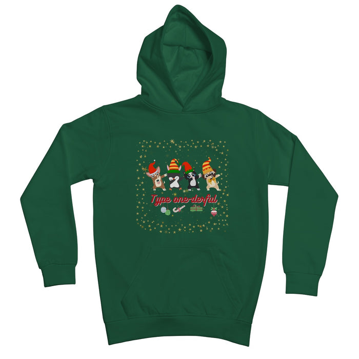 Type One-Derful - Christmas Dab Kids Hoodie