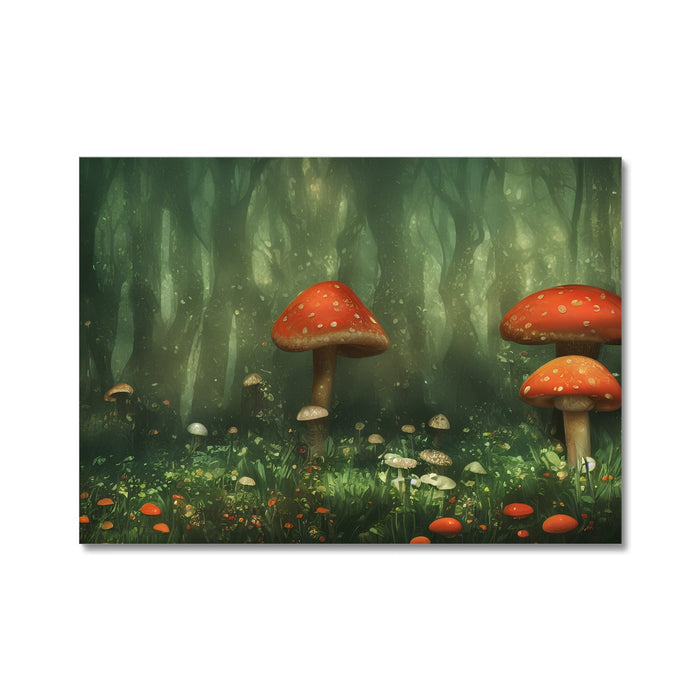 Mushroom Forest Wall Art Poster