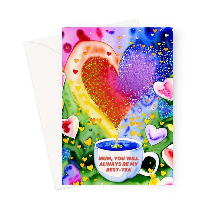 Mum, You Will Always Be My Best-Tea Greeting Card