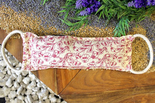 Natural Cotton Wheat Bags - Purple