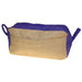 Jute Toiletry Bag - Natural & Lavender
