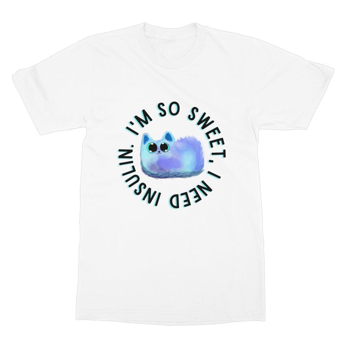 I'm so sweet - kids diabetes tshirt Softstyle T-Shirt