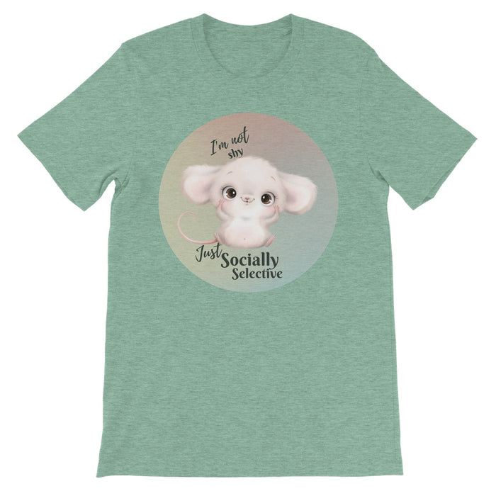 Cute Introvert T-shirt - Not Shy Just Socially Selective