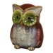 Ceramic Owl Bank - Red