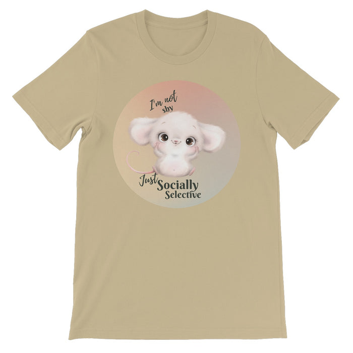 Cute Introvert T-shirt - Not Shy Just Socially Selective