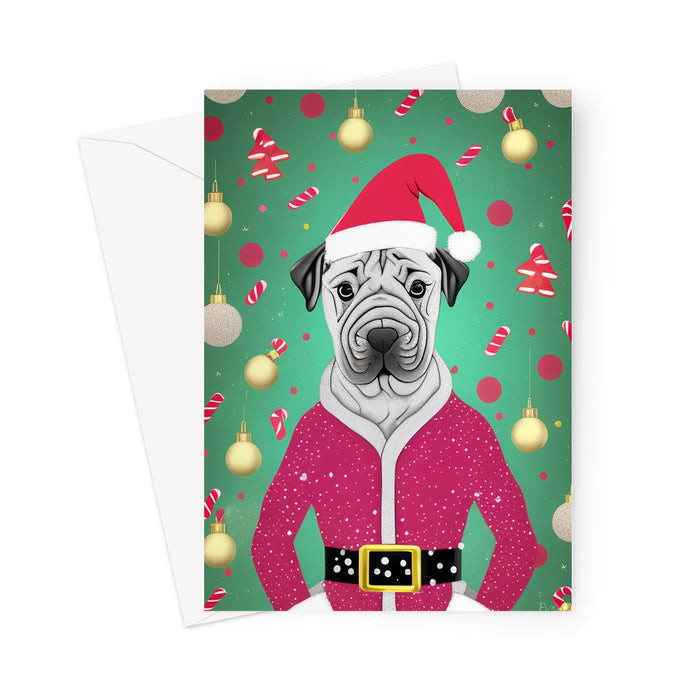Santa Paws is comin’ to town. Greeting Card
