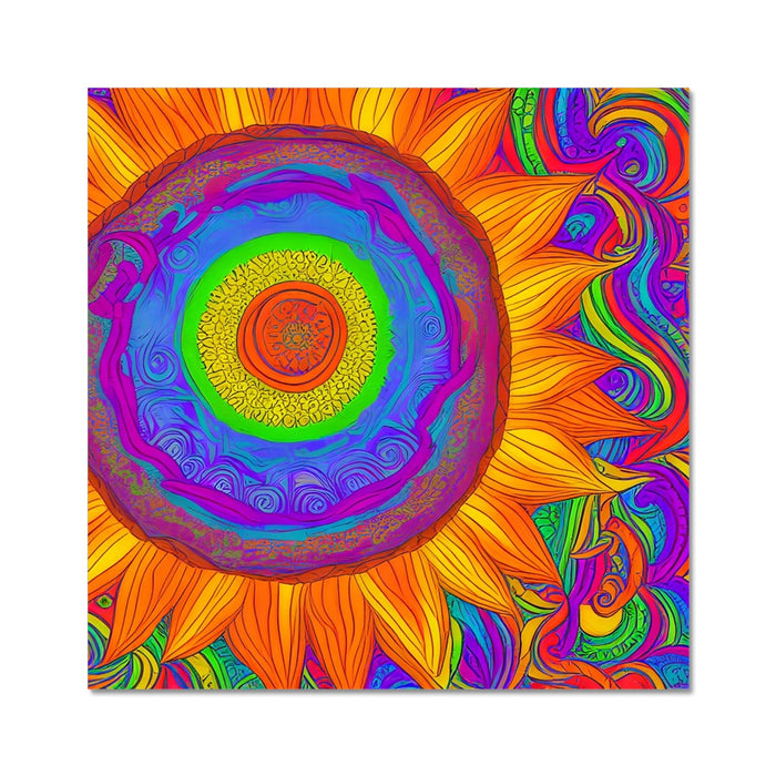 Psychedelic Sunflower C-Type Print