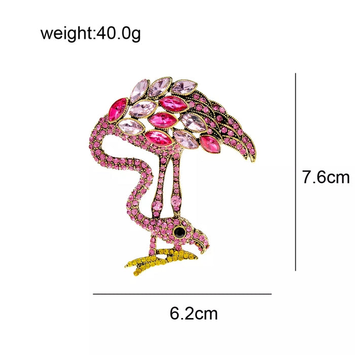 Flamingo Brooch