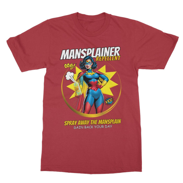 Mansplainer Repellent T-Shirt Softstyle T-Shirt