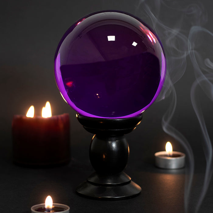 Large Purple Crystal Ball