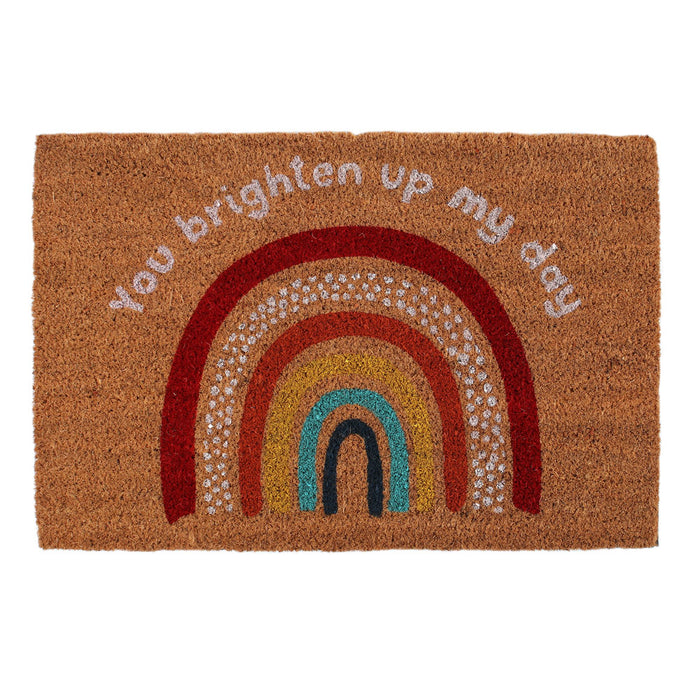 Rainbow Natural Doormat