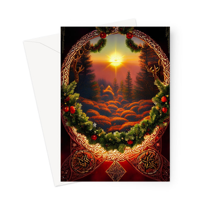 Happy Winter Solstice Greeting Card