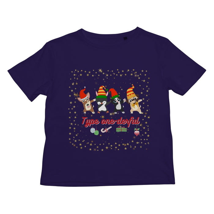 Type One-Derful - Diabetes Christmas Dab Kids T-Shirt