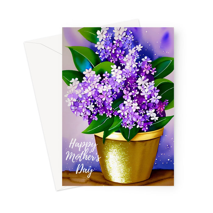 Happy Mother's Day - Lilac Greeting Card