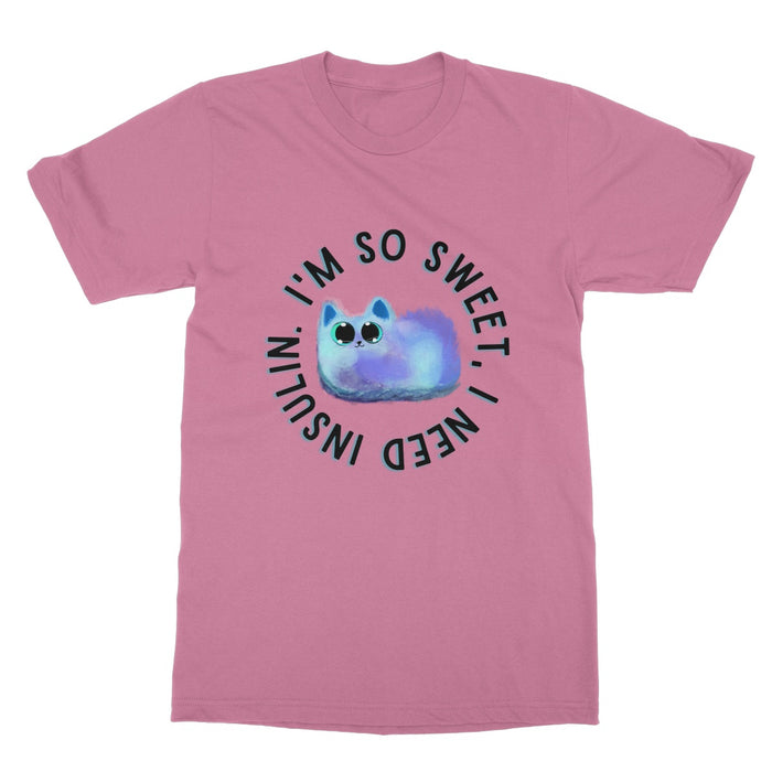 I'm so sweet - kids diabetes tshirt Softstyle T-Shirt