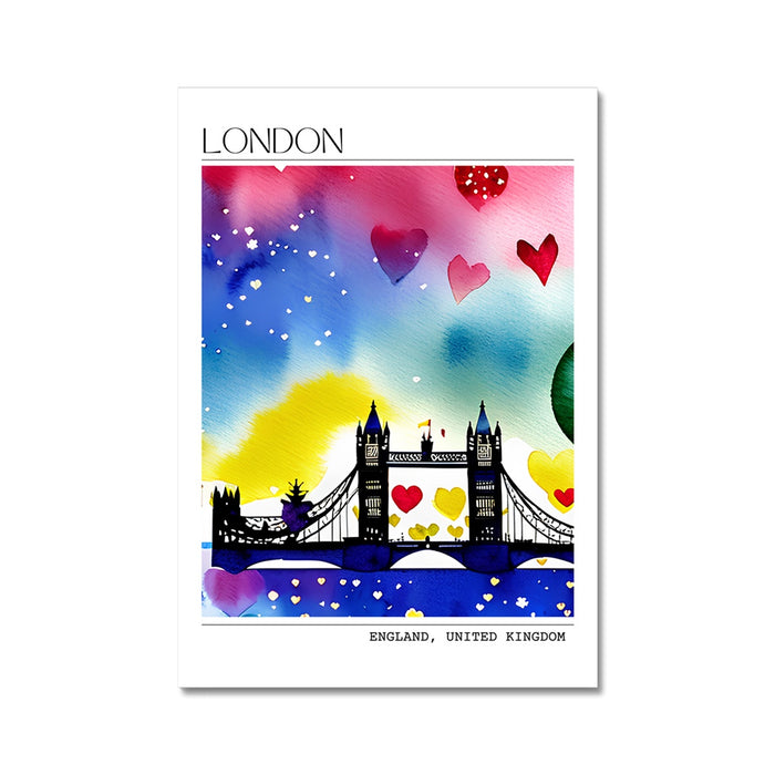 London - I Love You Eco Canvas