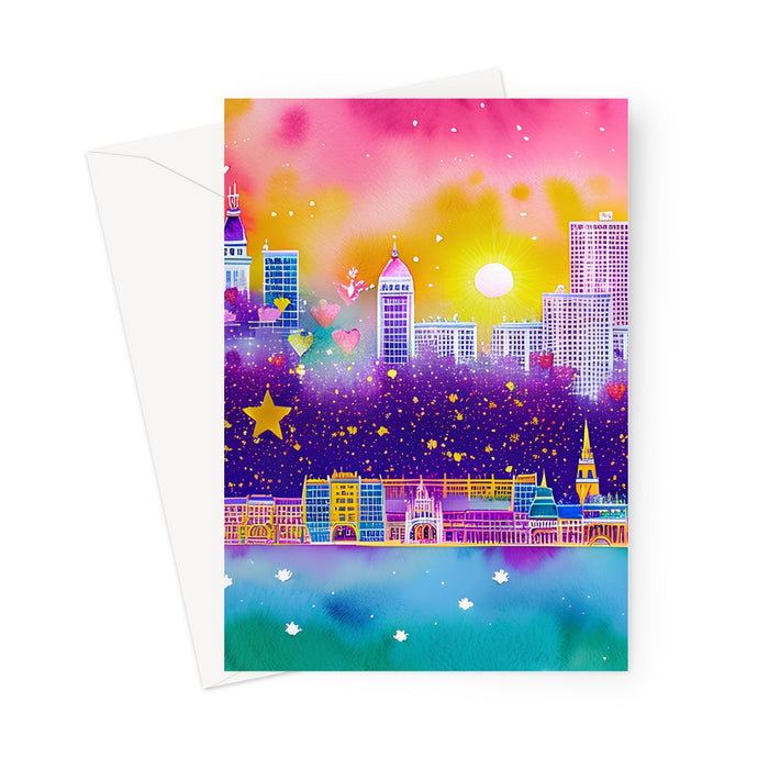 Budapest - Beautiful In Love Greeting Card