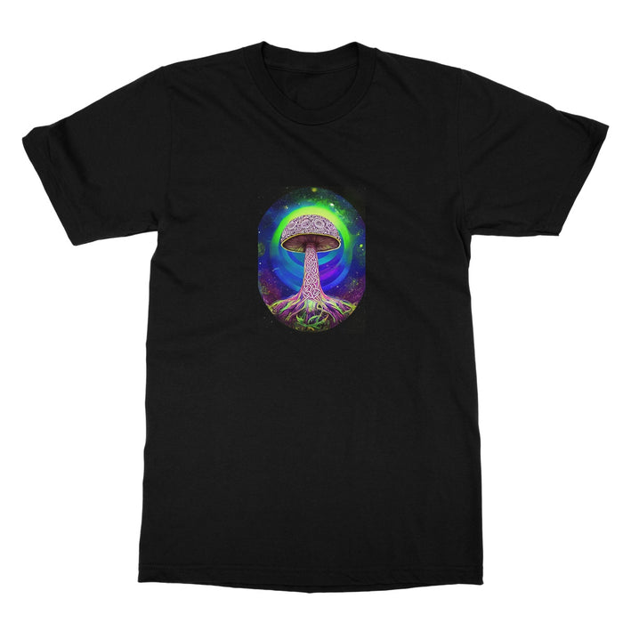 Shamanic MushRune Softstyle T-Shirt