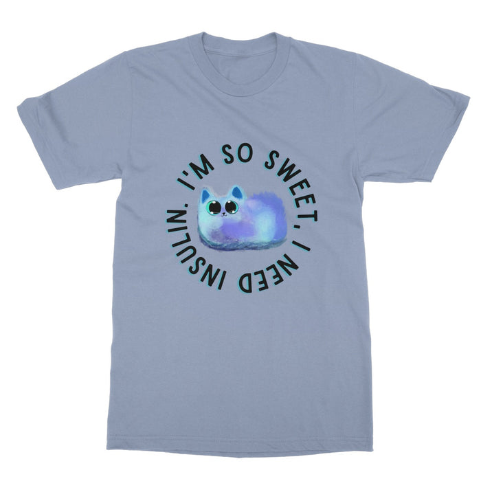 I'm so sweet - kids diabetes tshirt Softstyle T-Shirt