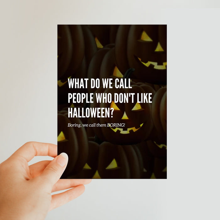 Halloween Haters Classic Postcard