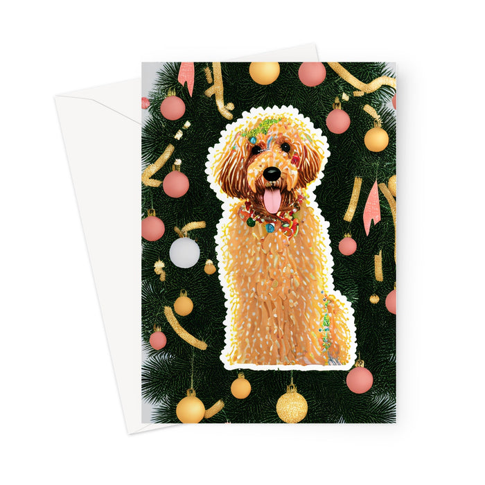Golden Child - Christmas Card - Golden Doodle Greeting Card
