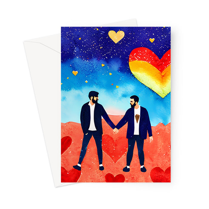 Love Is - Valentine - Blank Greeting Card