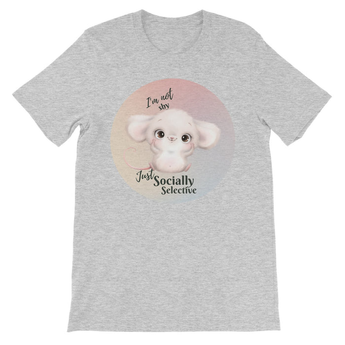 Cute Introvert T-shirt - Not Shy Just Socially Selective