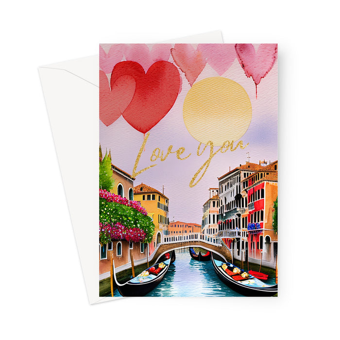 Take Me Back To Venice - Italy Venice - Blank Greeting Card