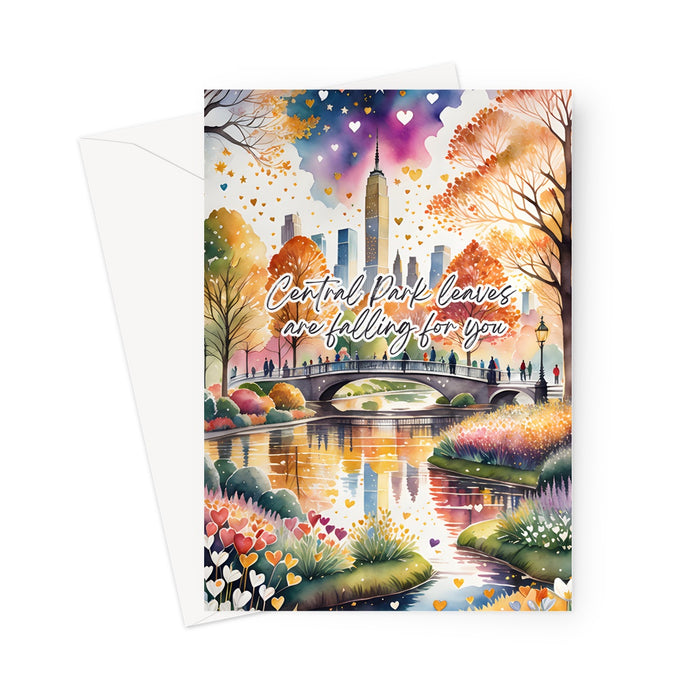 Fall-ing for you - Autumn In New York Greeting Card